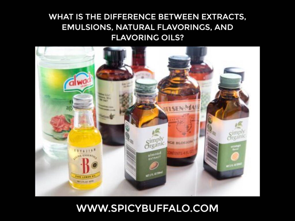 What is the difference between extracts and flavoring oils? –  Dolcefogliaflavors