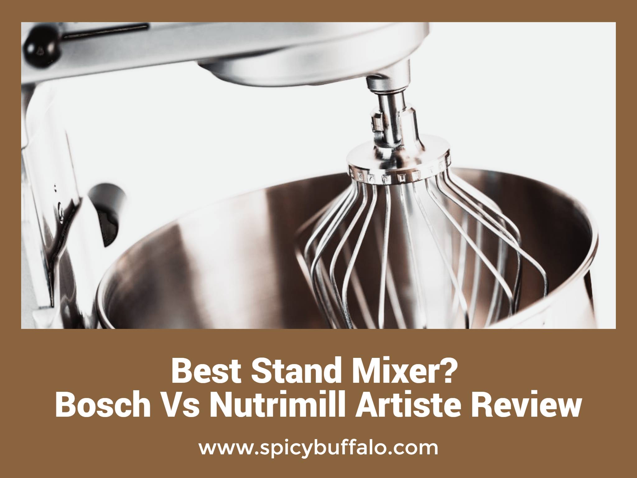 Best Stand Mixer? | Bosch Vs Nutrimill Artiste Review | Spicy Buffalo