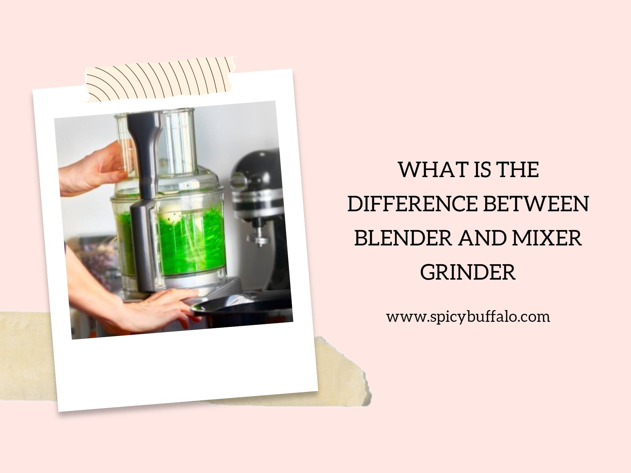 What Is The Difference Between Blender And Mixer Grinder Spicy Buffalo