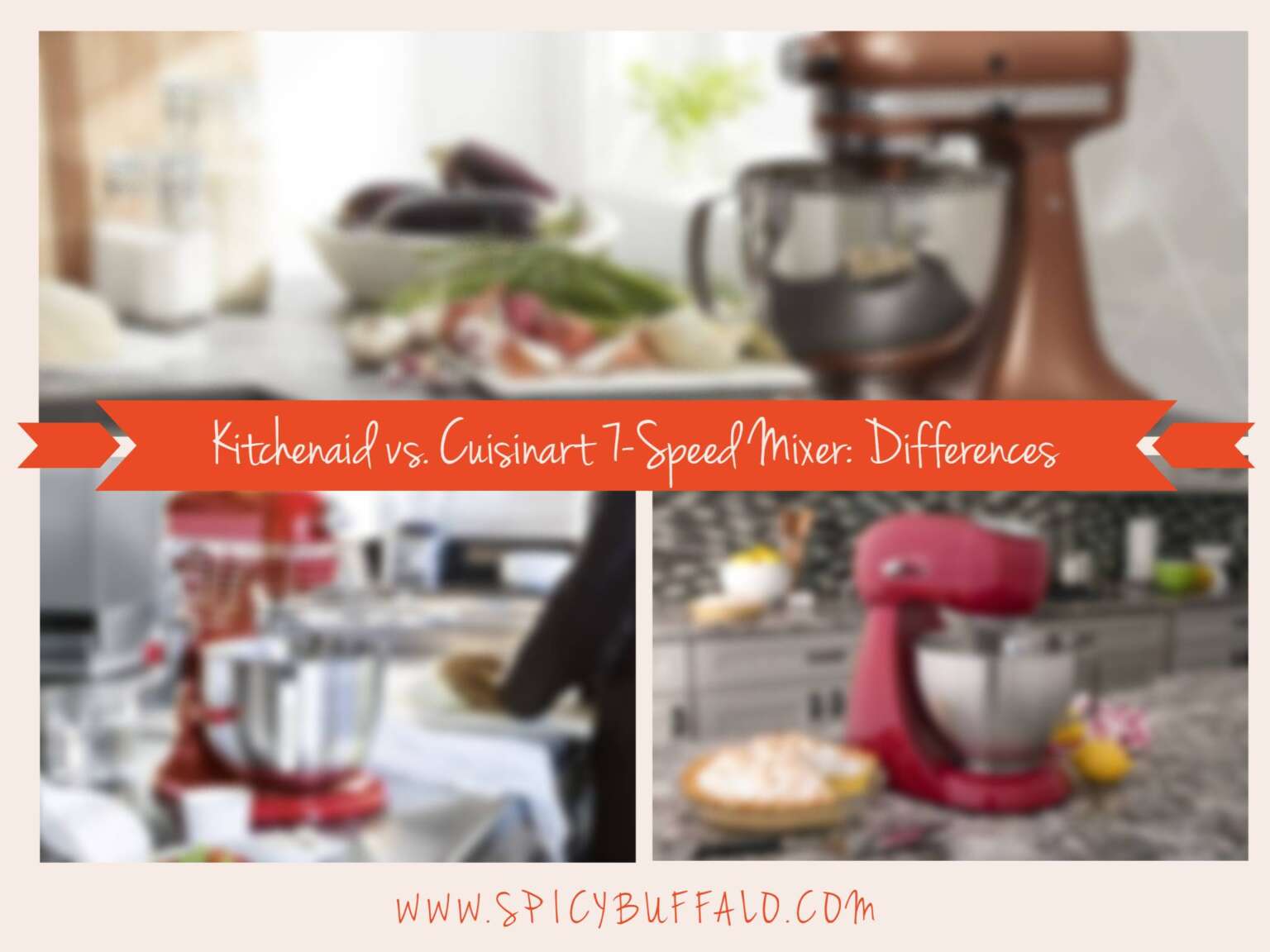 KitchenAid vs. Cuisinart 7Speed Mixer Differences Spicy Buffalo