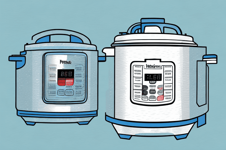 A pressure cooker with paella rice cooking inside