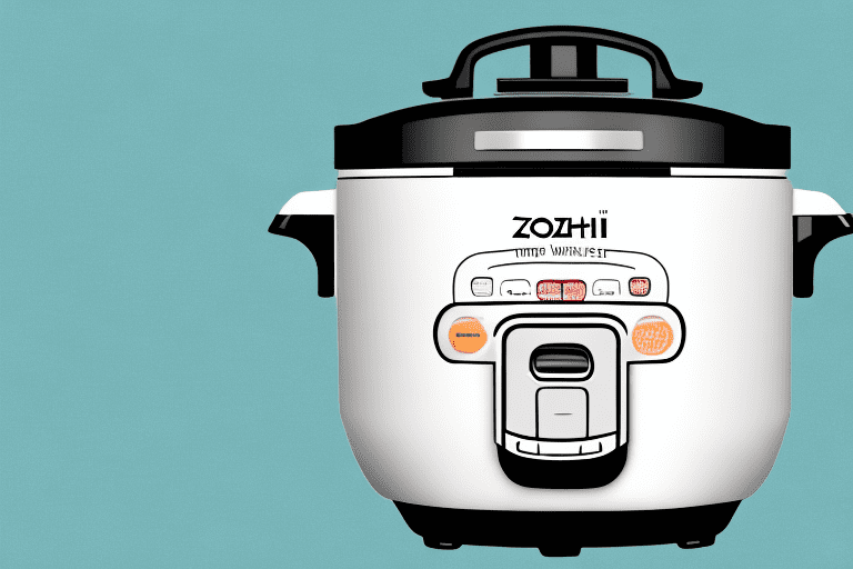 A zojirushi rice cooker with a lockable lid