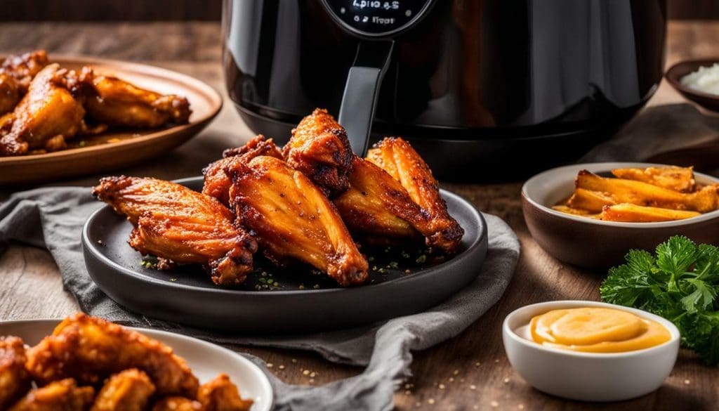 quick and delicious frozen chicken wings in air fryer