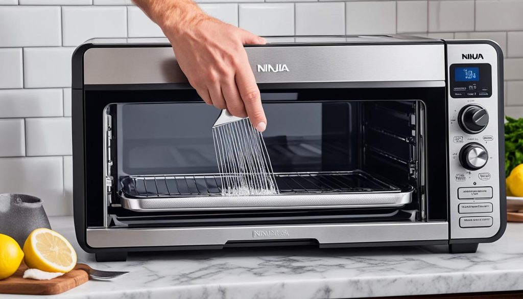 cleaning hacks for Ninja Toaster Oven
