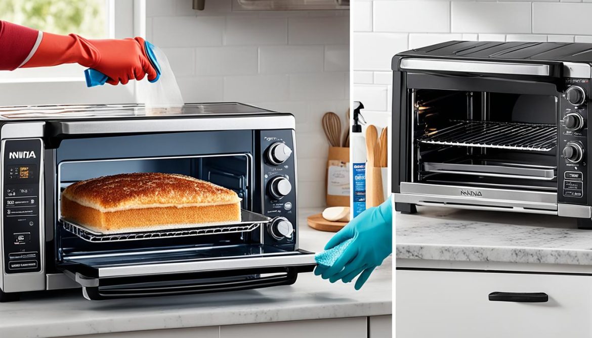 how to clean a Ninja Toaster Oven