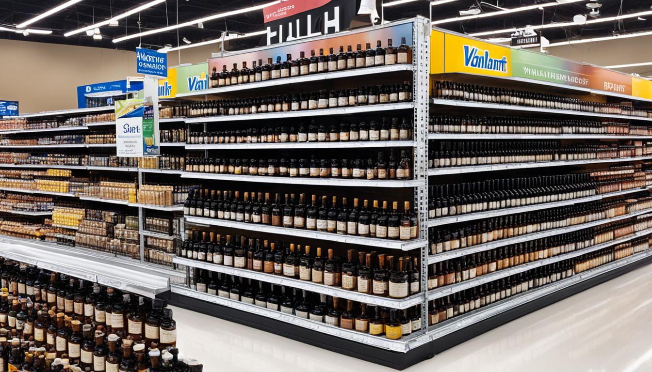 Vanilla Extract Aisle at Walmart